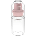 Portable Oil Bottle with Brush Silicone Barbecue Liquid Gadgets High-temperature Kitchen Baking Pastry Barbecue BBQ Tool